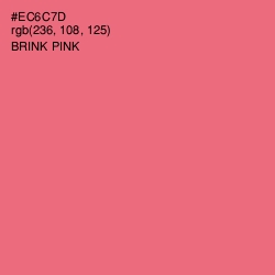#EC6C7D - Brink Pink Color Image